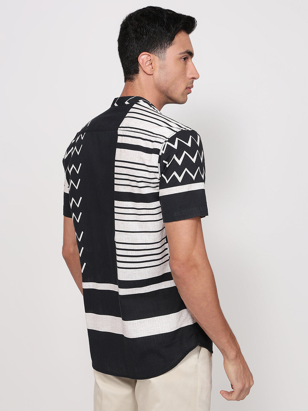 Parx Black Casual Shirt