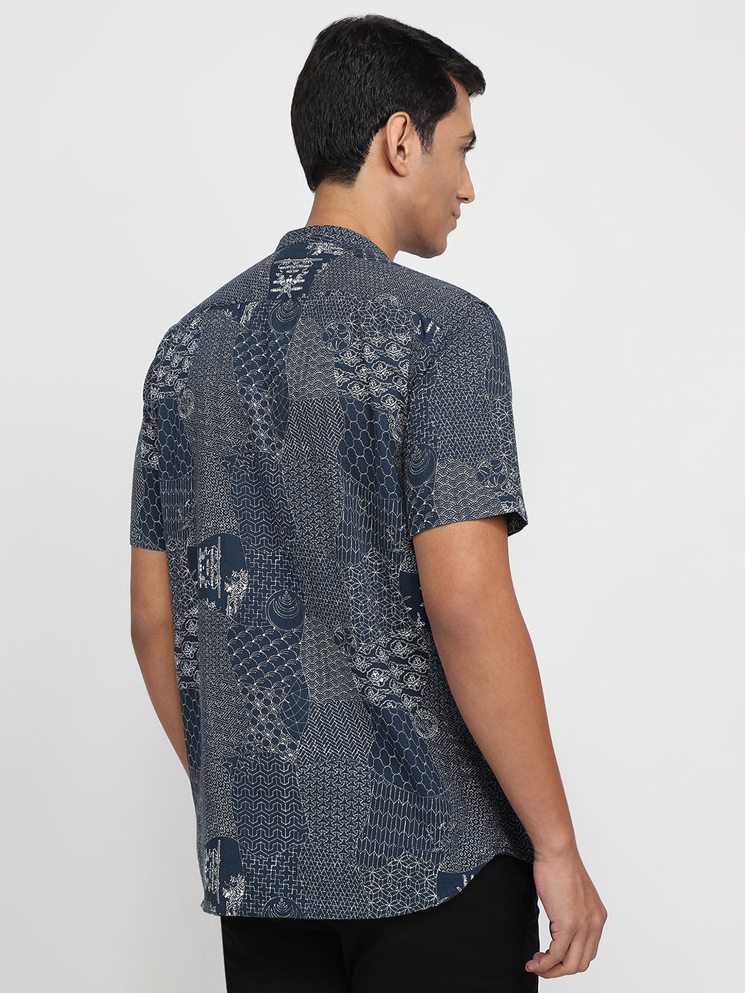 Parx Blue Casual Shirt