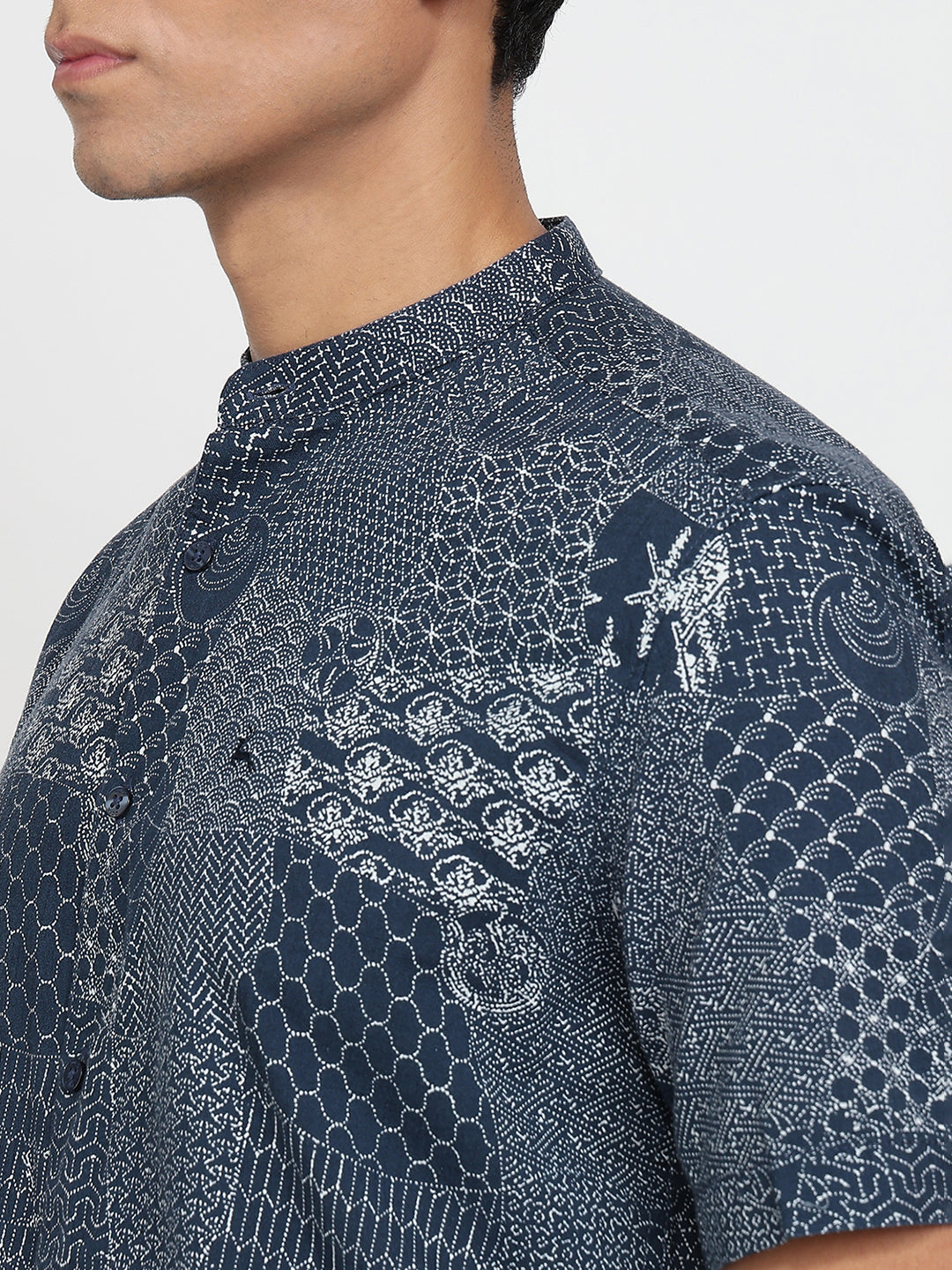 Parx Blue Casual Shirt
