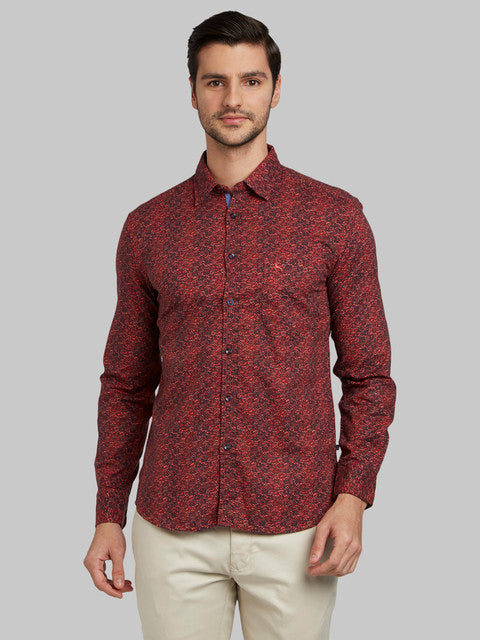 Parx Red Casual Shirt