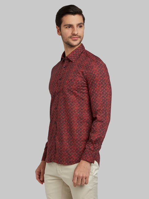 Parx Red Casual Shirt