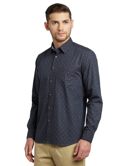 Parx Black Casual Shirt