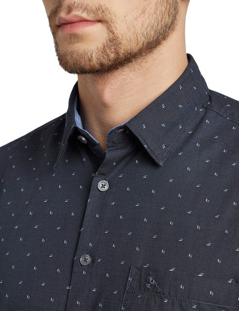 Parx Black Casual Shirt