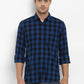 Parx Blue Casual Shirt