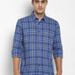 Parx Blue Casual Shirt