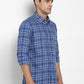 Parx Blue Casual Shirt