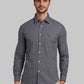 Parx Blue Casual Shirt