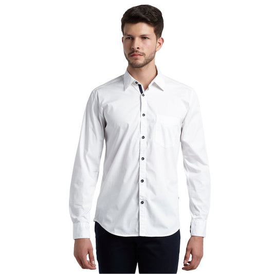 Parx White Casual Shirt