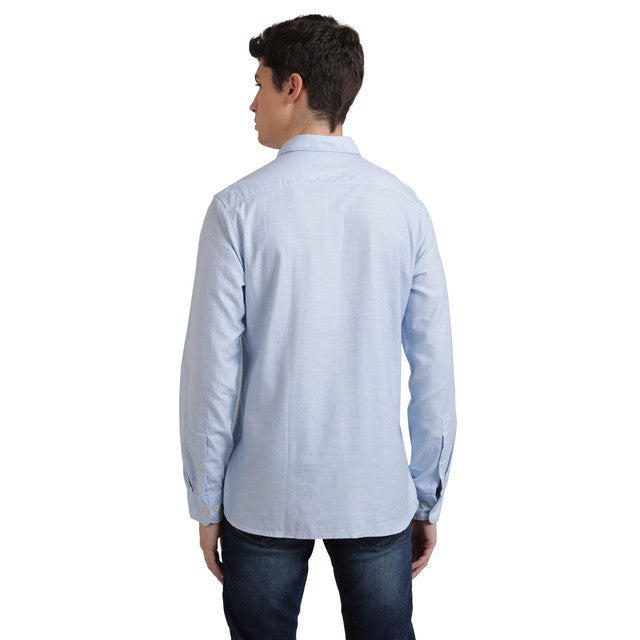 Parx Blue Casual Shirt 