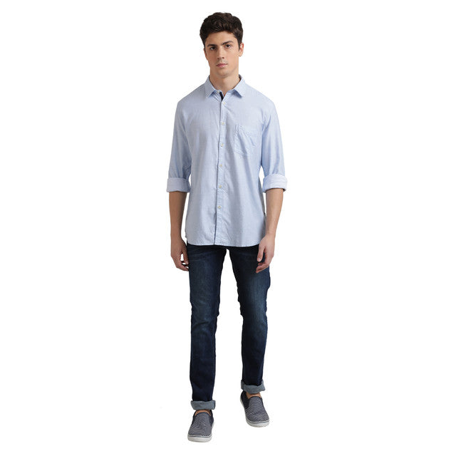 Parx Blue Casual Shirt 