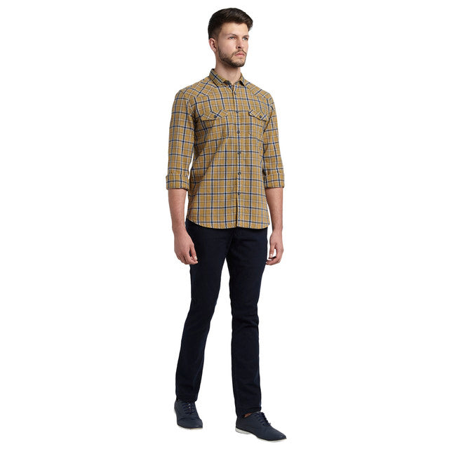 Parx Yellow Casual Shirt