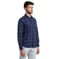 Parx Blue Casual Shirt