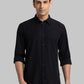 Parx Black Casual Shirt 