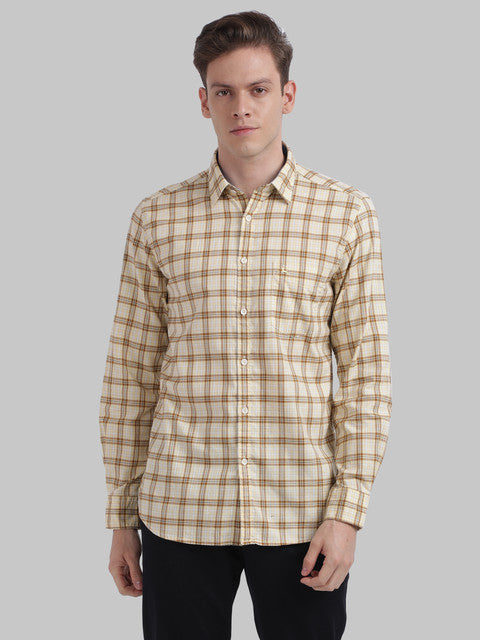 Parx Yellow Casual Shirt