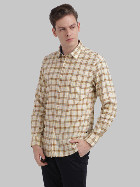 Parx Yellow Casual Shirt