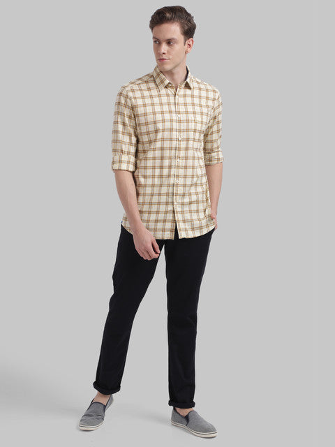 Parx Yellow Casual Shirt