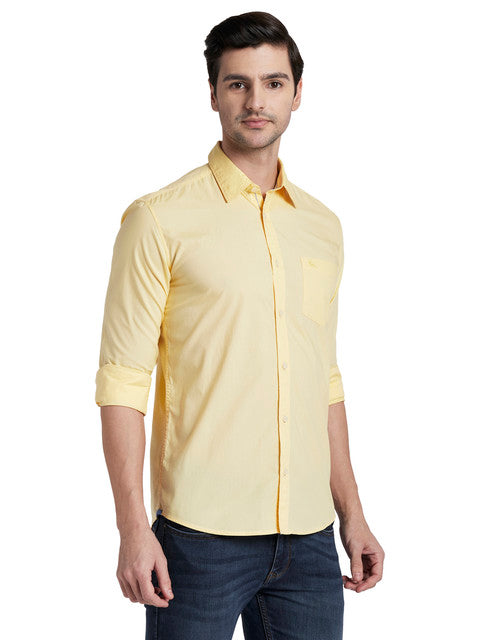 Parx Yellow Casual Shirt