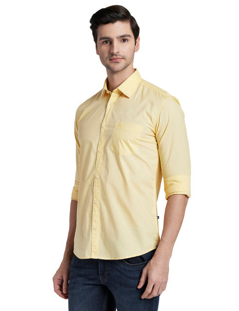 Parx Yellow Casual Shirt