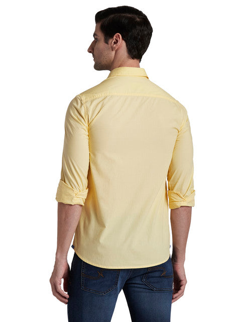 Parx Yellow Casual Shirt