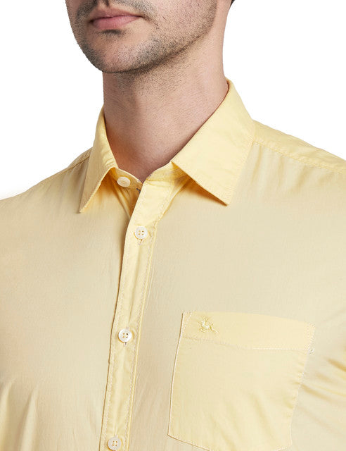 Parx Yellow Casual Shirt