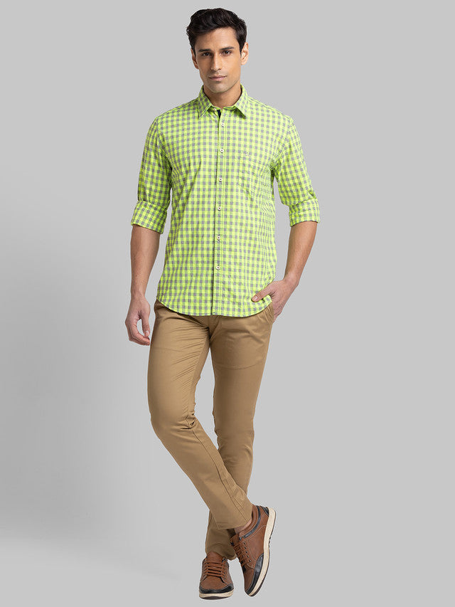 Parx Yellow Casual Shirt 