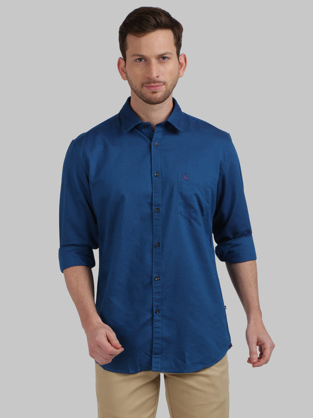 Parx Blue Casual Shirt 