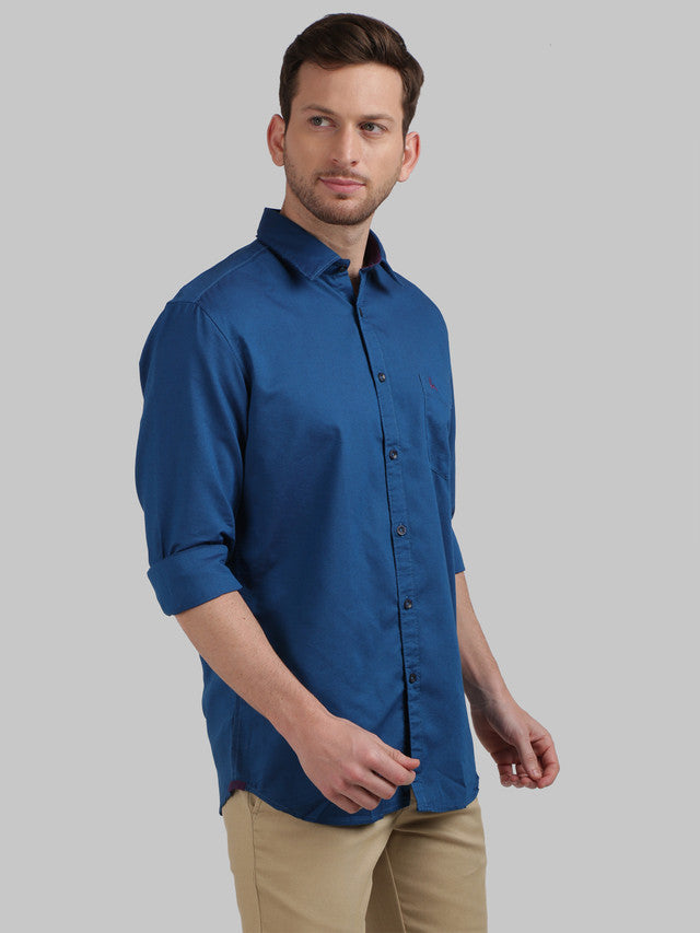 Parx Blue Casual Shirt 