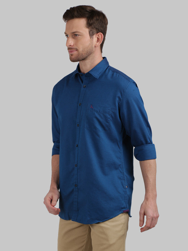 Parx Blue Casual Shirt 