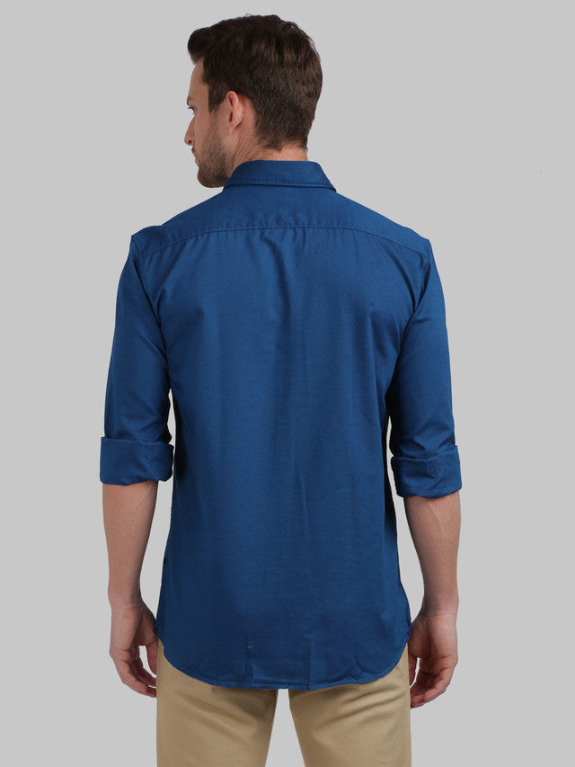 Parx Blue Casual Shirt 