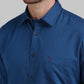 Parx Blue Casual Shirt 