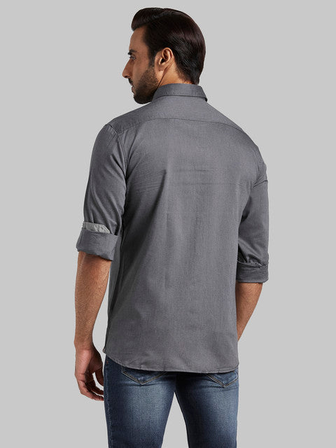 Parx Grey Casual Shirt