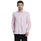 Parx Pink Solid Slim Fit Cotton Casual Shirt