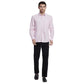 Parx Pink Solid Slim Fit Cotton Casual Shirt