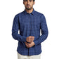 Parx Blue Casual Shirt