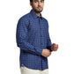 Parx Blue Casual Shirt