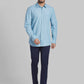 Parx Blue Casual Shirt 