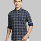 Parx Blue Casual Shirt 