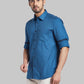 Parx Blue Casual Shirt 