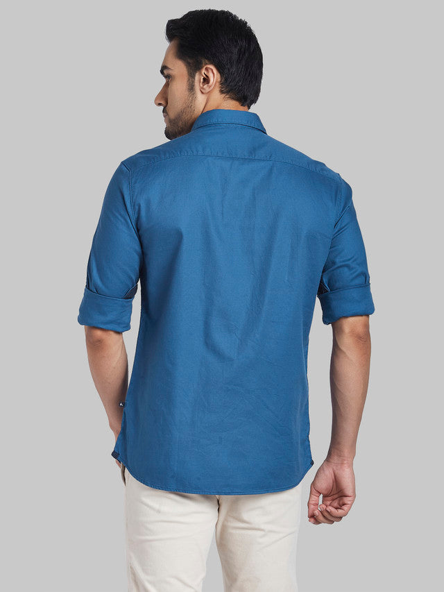 Parx Blue Casual Shirt 