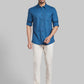 Parx Blue Casual Shirt 