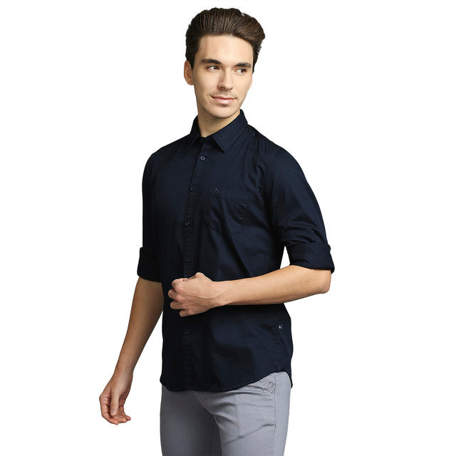 Parx Blue Casual Shirt 