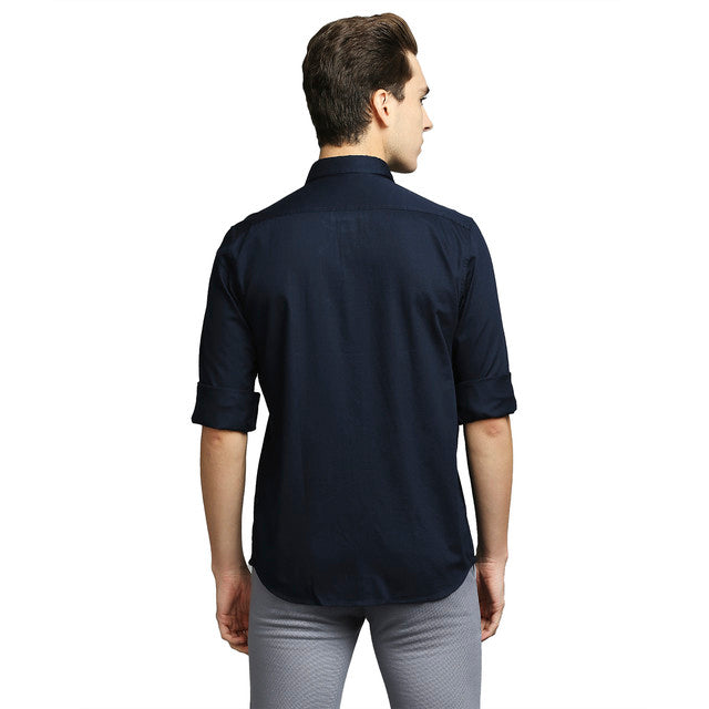 Parx Blue Casual Shirt 