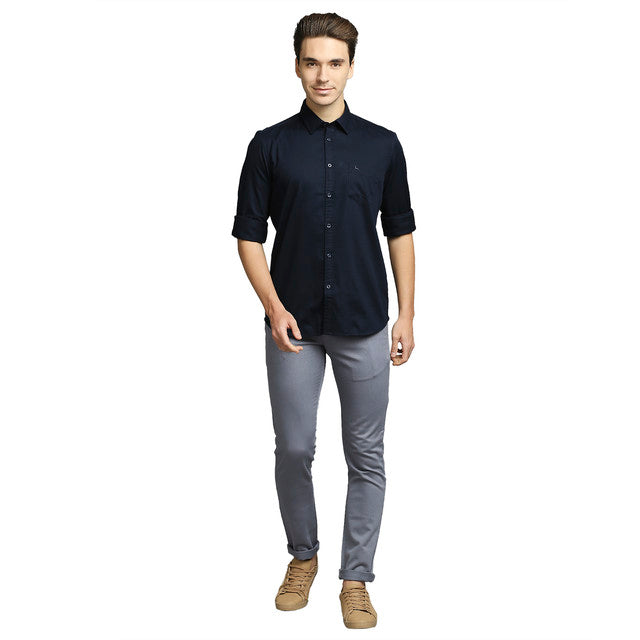 Parx Blue Casual Shirt 