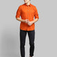 Parx Orange Casual Shirt 