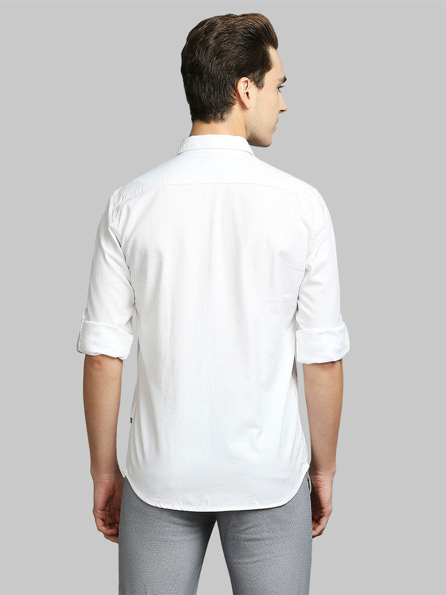 Parx White Casual Shirt 