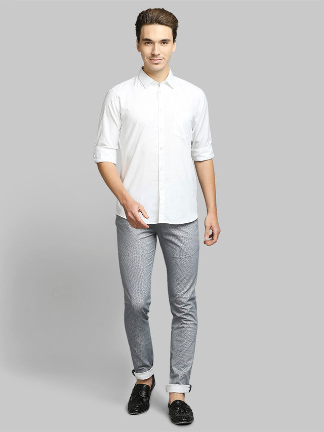 Parx White Casual Shirt 