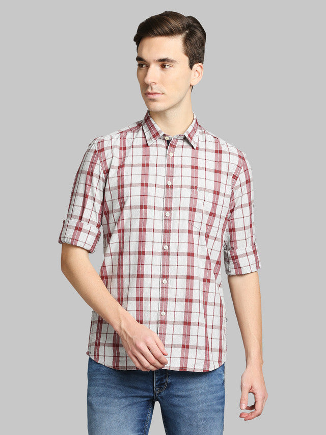 Parx Red Casual Shirt 