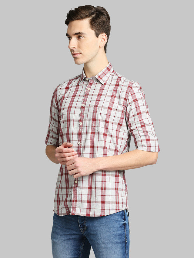 Parx Red Casual Shirt 