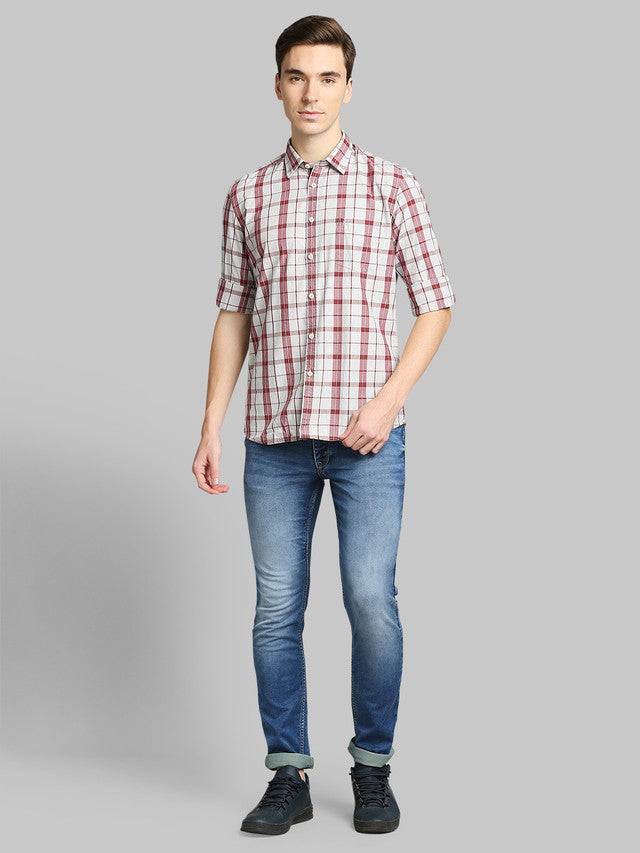 Parx Red Casual Shirt 