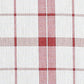 Parx Red Checks Slim Fit Cotton Casual Shirt